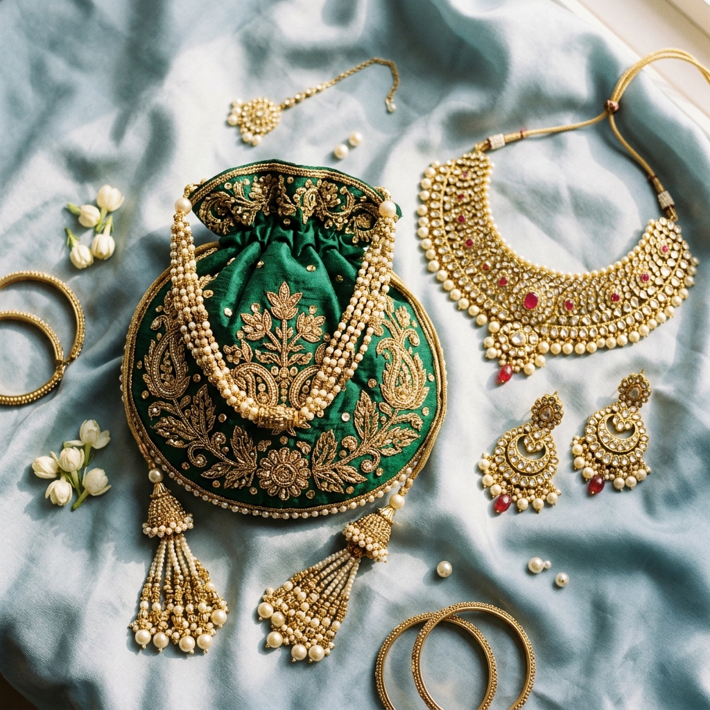 The Royal Pearl Sehra Set