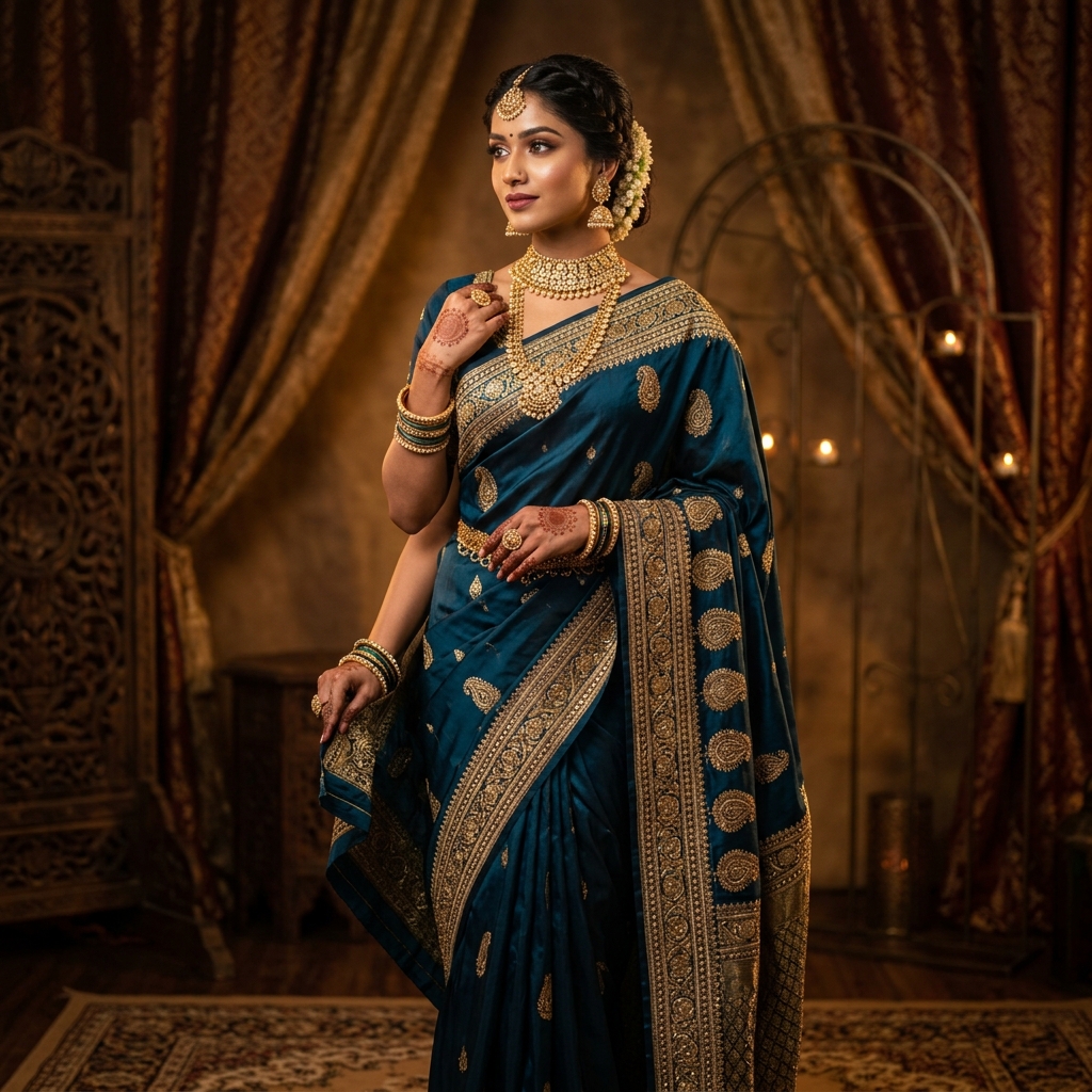 Varanasi Silk Katan Saree